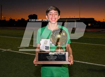 Thumbnail 3 in Highland Prep West vs. Red Rock (AIA 1A Final - Awards) photogallery.