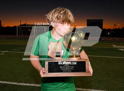 Thumbnail 2 in Highland Prep West vs. Red Rock (AIA 1A Final - Awards) photogallery.