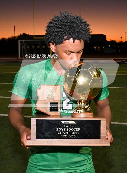 Thumbnail 3 in Highland Prep West vs. Red Rock (AIA 1A Final - Awards) photogallery.