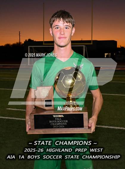 Thumbnail 3 in Highland Prep West vs. Red Rock (AIA 1A Final - Awards) photogallery.