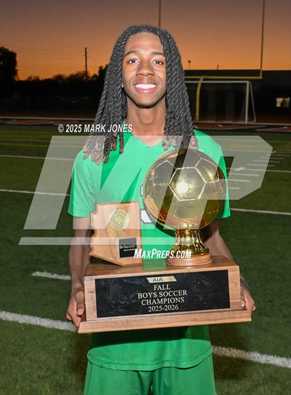 Thumbnail 2 in Highland Prep West vs. Red Rock (AIA 1A Final - Awards) photogallery.