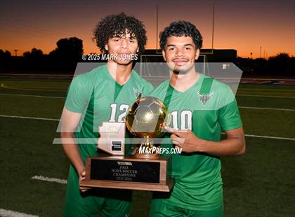 Thumbnail 2 in Highland Prep West vs. Red Rock (AIA 1A Final - Awards) photogallery.