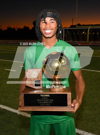 Thumbnail 2 in Highland Prep West vs. Red Rock (AIA 1A Final - Awards) photogallery.