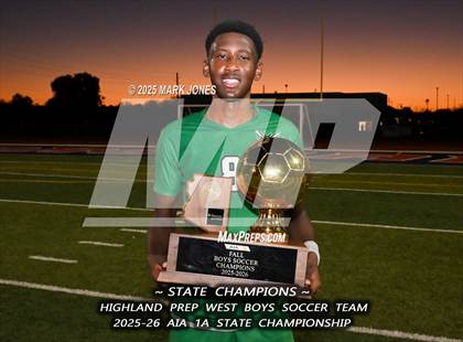 Thumbnail 2 in Highland Prep West vs. Red Rock (AIA 1A Final - Awards) photogallery.