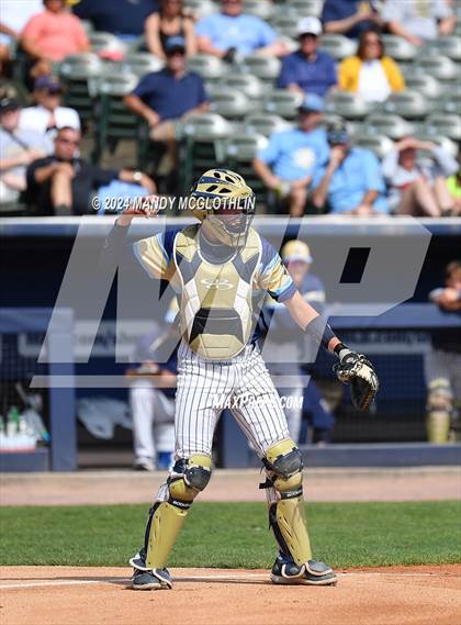 Thumbnail 1 in Routt Catholic vs. Marquette (IHSA 1A Semifinal) photogallery.