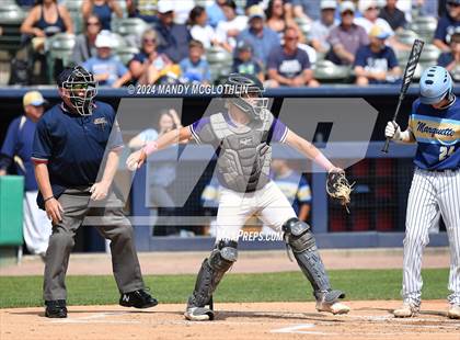 Thumbnail 2 in Routt Catholic vs. Marquette (IHSA 1A Semifinal) photogallery.