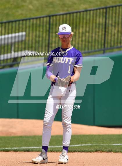 Thumbnail 1 in Routt Catholic vs. Marquette (IHSA 1A Semifinal) photogallery.