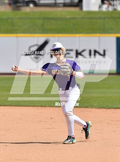 Thumbnail 1 in Routt Catholic vs. Marquette (IHSA 1A Semifinal) photogallery.