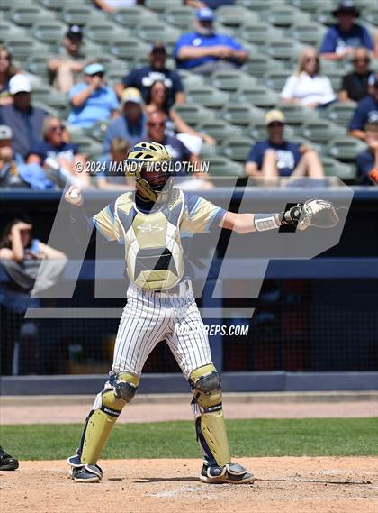 Thumbnail 2 in Routt Catholic vs. Marquette (IHSA 1A Semifinal) photogallery.