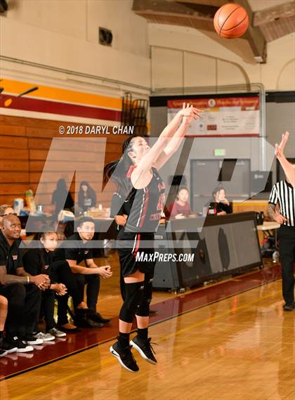Thumbnail 1 in Village Christian vs. Hart (La Canada Tournament) photogallery.
