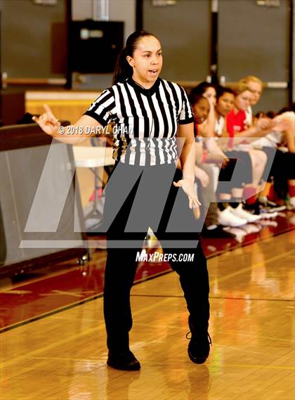 Thumbnail 3 in Village Christian vs. Hart (La Canada Tournament) photogallery.