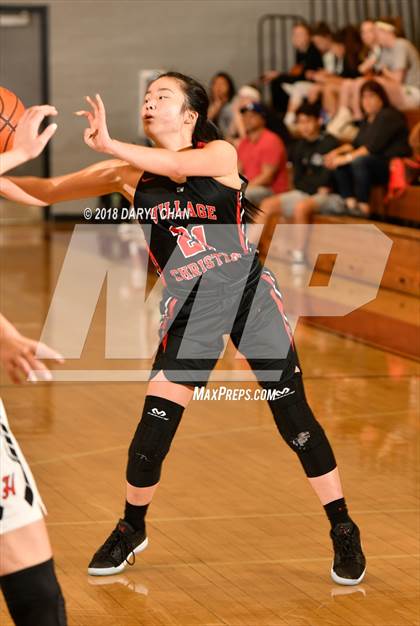 Thumbnail 1 in Village Christian vs. Hart (La Canada Tournament) photogallery.