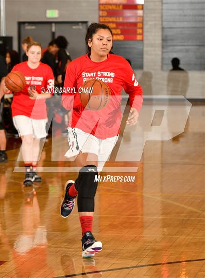 Thumbnail 2 in Village Christian vs. Hart (La Canada Tournament) photogallery.