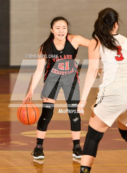 Thumbnail 1 in Village Christian vs. Hart (La Canada Tournament) photogallery.