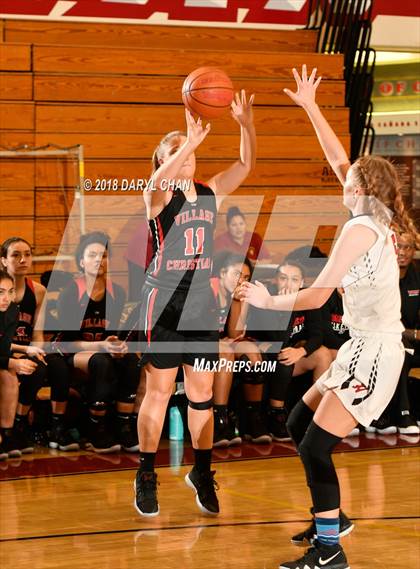 Thumbnail 1 in Village Christian vs. Hart (La Canada Tournament) photogallery.