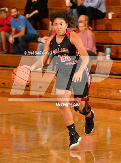 Thumbnail 2 in Village Christian vs. Hart (La Canada Tournament) photogallery.