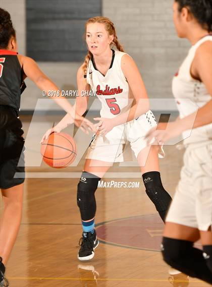 Thumbnail 2 in Village Christian vs. Hart (La Canada Tournament) photogallery.