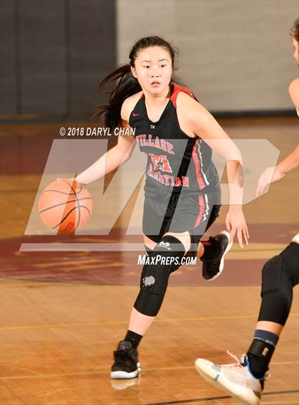 Thumbnail 2 in Village Christian vs. Hart (La Canada Tournament) photogallery.