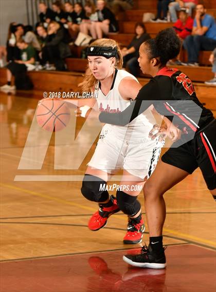 Thumbnail 3 in Village Christian vs. Hart (La Canada Tournament) photogallery.