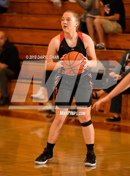 Thumbnail 3 in Village Christian vs. Hart (La Canada Tournament) photogallery.