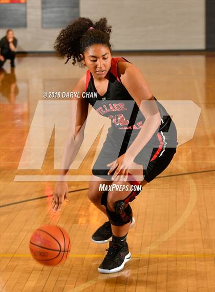 Thumbnail 3 in Village Christian vs. Hart (La Canada Tournament) photogallery.