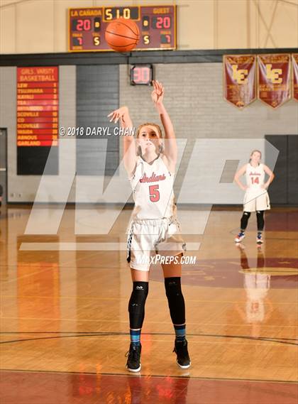 Thumbnail 2 in Village Christian vs. Hart (La Canada Tournament) photogallery.