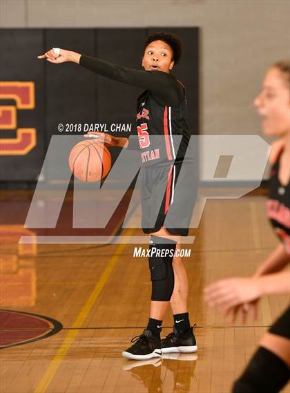 Thumbnail 3 in Village Christian vs. Hart (La Canada Tournament) photogallery.