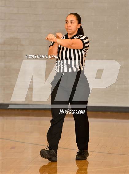 Thumbnail 3 in Village Christian vs. Hart (La Canada Tournament) photogallery.