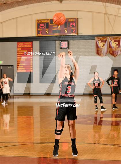 Thumbnail 1 in Village Christian vs. Hart (La Canada Tournament) photogallery.