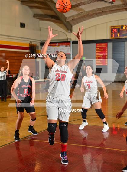 Thumbnail 3 in Village Christian vs. Hart (La Canada Tournament) photogallery.