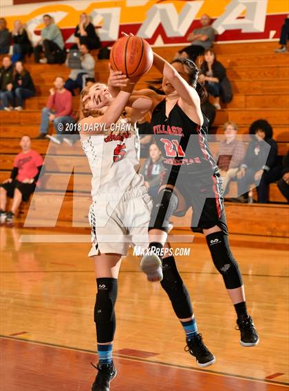 Thumbnail 1 in Village Christian vs. Hart (La Canada Tournament) photogallery.