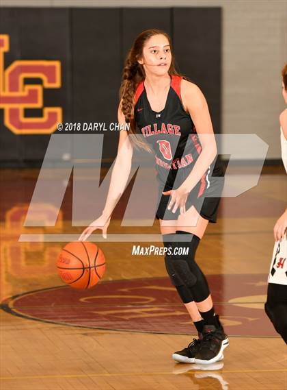 Thumbnail 2 in Village Christian vs. Hart (La Canada Tournament) photogallery.