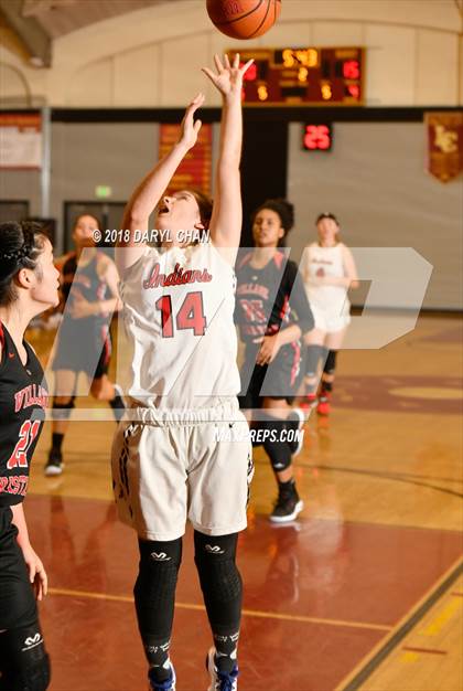 Thumbnail 2 in Village Christian vs. Hart (La Canada Tournament) photogallery.