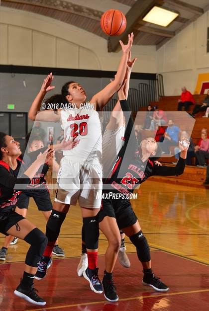 Thumbnail 1 in Village Christian vs. Hart (La Canada Tournament) photogallery.
