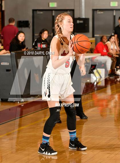 Thumbnail 1 in Village Christian vs. Hart (La Canada Tournament) photogallery.