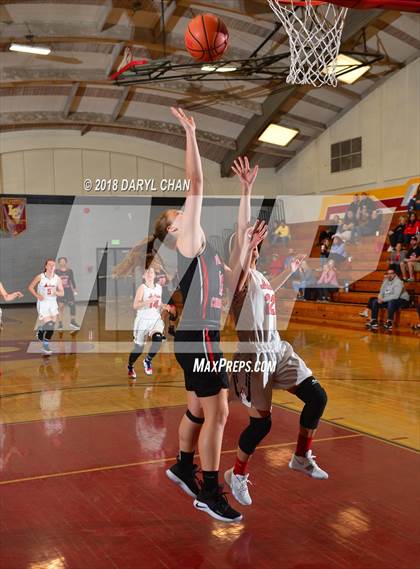 Thumbnail 1 in Village Christian vs. Hart (La Canada Tournament) photogallery.