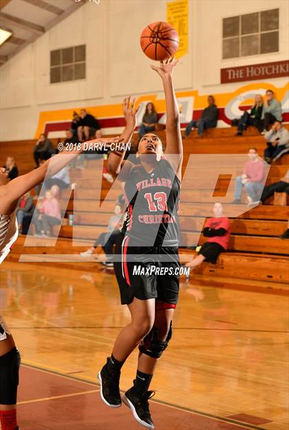 Thumbnail 3 in Village Christian vs. Hart (La Canada Tournament) photogallery.