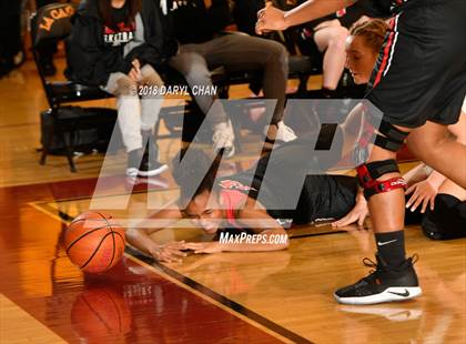 Thumbnail 3 in Village Christian vs. Hart (La Canada Tournament) photogallery.