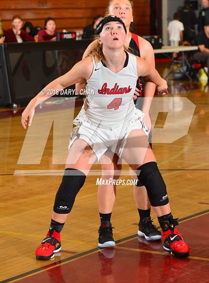 Thumbnail 3 in Village Christian vs. Hart (La Canada Tournament) photogallery.
