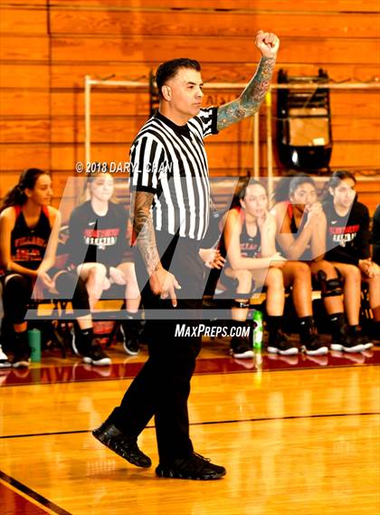 Thumbnail 2 in Village Christian vs. Hart (La Canada Tournament) photogallery.