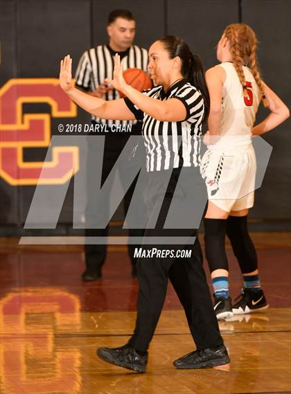 Thumbnail 3 in Village Christian vs. Hart (La Canada Tournament) photogallery.