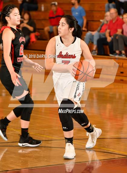Thumbnail 3 in Village Christian vs. Hart (La Canada Tournament) photogallery.