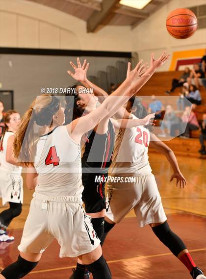 Thumbnail 3 in Village Christian vs. Hart (La Canada Tournament) photogallery.