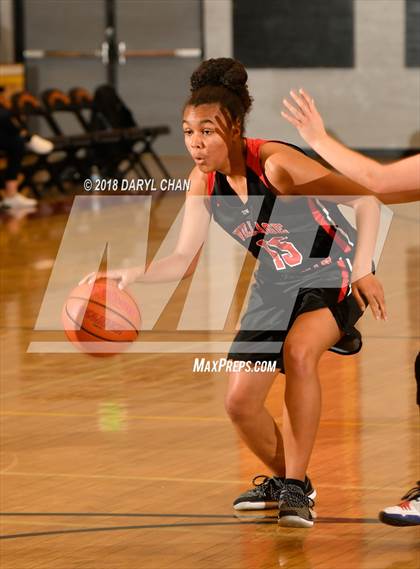 Thumbnail 2 in Village Christian vs. Hart (La Canada Tournament) photogallery.