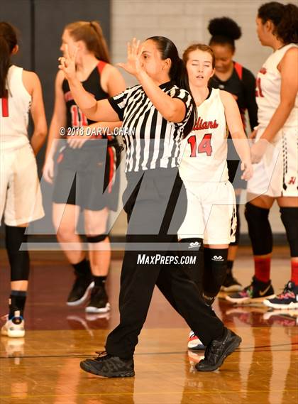 Thumbnail 2 in Village Christian vs. Hart (La Canada Tournament) photogallery.