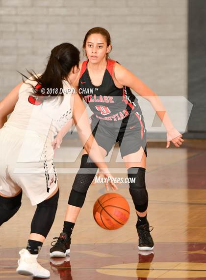 Thumbnail 1 in Village Christian vs. Hart (La Canada Tournament) photogallery.