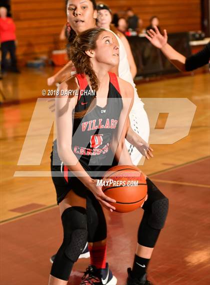 Thumbnail 2 in Village Christian vs. Hart (La Canada Tournament) photogallery.