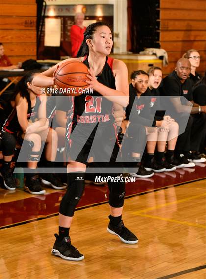 Thumbnail 3 in Village Christian vs. Hart (La Canada Tournament) photogallery.