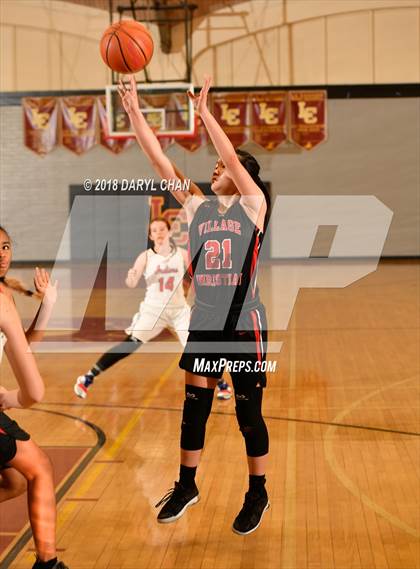 Thumbnail 1 in Village Christian vs. Hart (La Canada Tournament) photogallery.