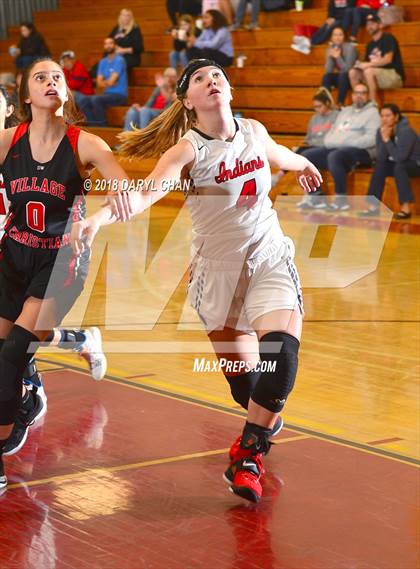 Thumbnail 1 in Village Christian vs. Hart (La Canada Tournament) photogallery.